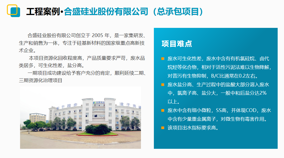 蓝必盛废水处理工程案例·合盛硅业股份有限公司（总承包项目）
