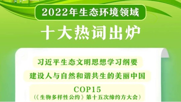 蓝必盛带您了解2022年生态环境领域十大热词